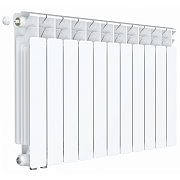 Радиатор биметалл Rifar Base Ventil 500 / 11 секций, нижнее правое подключение