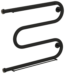 Водяной полотенцесушитель Сунержа М-образный+ 2П 500х650 Н. Г. 1 матовый черный