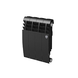Радиатор биметаллический Royal Thermo BiLiner 350 /Noir Sable/ 4 секции