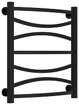 Водяной полотенцесушитель Сунержа Ажур 600х500 матовый черный
