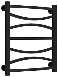 Водяной полотенцесушитель Сунержа Ажур 600х500 матовый черный