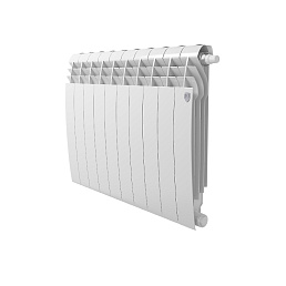 Радиатор биметалл Royal Thermo BiLiner 500 /Bianco Traffico VDR/ 10 секций нижнее правое подключение