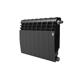 Радиатор биметалл Royal Thermo BiLiner 350 /Noir Sable VDR/ 8 секций нижнее правое подключение