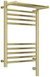 Полотенцесушитель электрический Сунержа Богема с полкой 3.0 600х400 / МЭМ правый Шампань