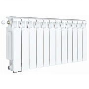 Радиатор биметалл Rifar Monolit Ventil 350 / 12 секций, нижнее левое подключение