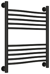 Водяной полотенцесушитель Сунержа Флюид+ 600х500 матовый черный