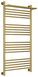 Водяной полотенцесушитель Сунержа Богема с полкой + 1200х600 состаренная латунь