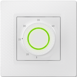 Терморегулятор Теплолюкс механический LumiSmart 25 белый
