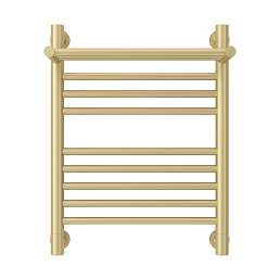 Водяной полотенцесушитель Сунержа Богема с полкой + 500х400 матовая шампань