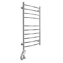 Электрический полотенцесушитель Domoterm с тэном Калипсо П10 500x1000 EL, хром