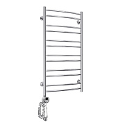 Электрический полотенцесушитель Domoterm с тэном Калипсо П12 500x1000 EL,хром