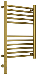 Полотенцесушитель электрический Сунержа Богема 3.0 прямая 600х400  МЭМ левый Состаренная латунь