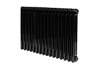 Стальной трубчатый радиатор IRSAP TESI 30565 16 секций Чёрный боковое подключение 3/4"