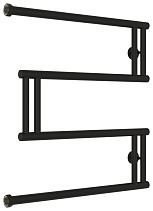 Водяной полотенцесушитель Сунержа High-Tech model M+ 600х600 матовый черный