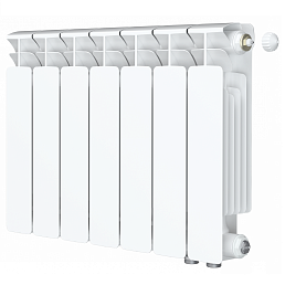 Радиатор биметалл Rifar Base Ventil 350 / 7 секций, нижнее правое подключение