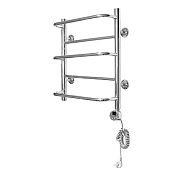 Электрический полотенцесушитель Domoterm с тэном Орфей П5 500x700 ER, хром