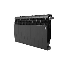 Радиатор биметалл Royal Thermo BiLiner 350 /Noir Sable VDR/ 10 секций нижнее правое подключение
