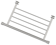 Полка прямая 4П (L - 370 мм) н/ж для ДР "СУНЕРЖА" (Сатин)