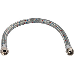 Гибкая подводка для воды Stout НР 3/4 х ВР 3/4, длина 400 мм