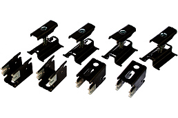 Комплект крепления Zehnder Set CVD 4xBH+CVD1, чёрный RAL 9217, 4 шт.