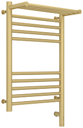 Полотенцесушитель электрический Сунержа Богема с полкой 3.0 600х400 / МЭМ правый Матовая шампань