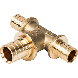 Тройник Stout переходной 20x25x20 для труб из сшитого полиэтилена 