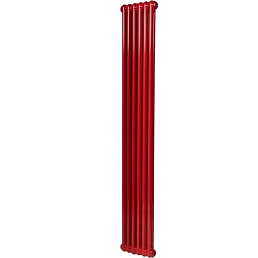 Стальной трубчатый радиатор IRSAP TESI 21800 6 секций Красный боковое подключение 3/4"