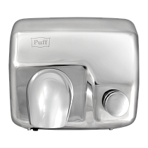 Сушилка для рук Puff-8844 высокоскоростная антивандальная, с кнопкой
