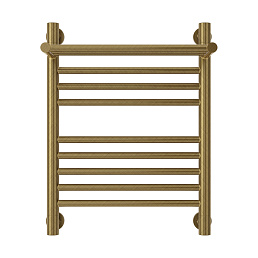 Водяной полотенцесушитель Сунержа Богема с полкой + 500х400 состаренная бронза