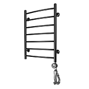 Электрический полотенцесушитель Domoterm с тэном черный Калипсо П7 500x700 ЧРН ER