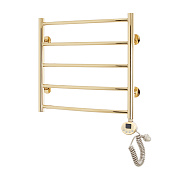 Электрический полотенцесушитель Domoterm с тэном Калипсо П5 500x500 ER золото