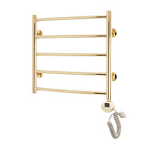 Электрический полотенцесушитель Domoterm с тэном Калипсо П5 500x500 ER золото