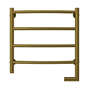 Электрический полотенцесушитель Сунержа ГАЛАНТ 2.0 500х500 / МЭМ правый / состаренная БРОНЗА