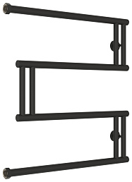 Водяной полотенцесушитель Сунержа High-Tech model M 600х600 муар темный титан