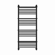 Водяной полотенцесушитель Сунержа Богема 4 полки + 1200х500 матовый черный