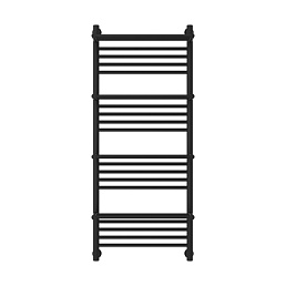 Водяной полотенцесушитель Сунержа Богема 4 полки + 1200х500 матовый черный