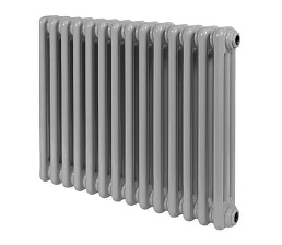 Стальной трубчатый радиатор IRSAP TESI 30565 14 секций Серый Манхэттен боковое подключение 3/4"