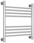 Водяной полотенцесушитель Сунержа Богема+ прямая 500х500 сатин
