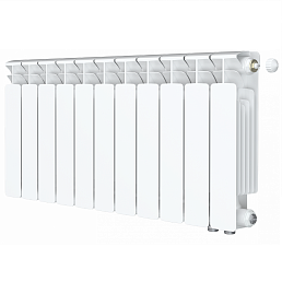 Радиатор биметалл Rifar Base Ventil 350 / 11 секций, нижнее правое подключение