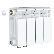 Радиатор биметалл Rifar Base Ventil 200 / 4 секции, нижнее левое подключение