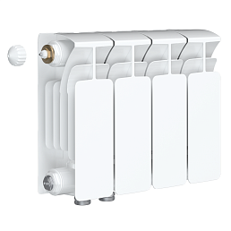 Радиатор биметалл Rifar Base Ventil 200 / 4 секции, нижнее левое подключение