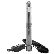 Насос скважинный Aquario ASP1E-30-90 (встроенный конденсатор, кабель 25 м)