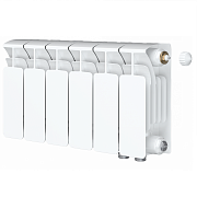 Радиатор биметалл Rifar Base Ventil 200 / 6 секций, нижнее правое подключение