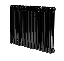 Стальной трубчатый радиатор IRSAP TESI 30565 14 секций Чёрный боковое подключение 3/4"
