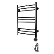 Электрический полотенцесушитель Domoterm с тэном черный Калипсо П9 500x700 ЧРН ER
