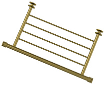 Полка прямая 4П (L - 370 мм) н/ж для ДР "СУНЕРЖА" (Состаренная БРОНЗА)