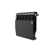 Радиатор биметалл Royal Thermo BiLiner 350 /Noir Sable VDR/ 6 секций нижнее правое подключение