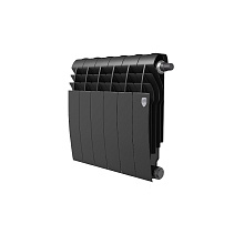 Радиатор биметалл Royal Thermo BiLiner 350 /Noir Sable VDR/ 6 секций нижнее правое подключение
