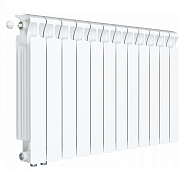 Радиатор биметалл Rifar Monolit Ventil 500 / 12 секций, нижнее левое подключение