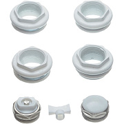 Монтажный комплект для радиатора Stout 3/4" белый